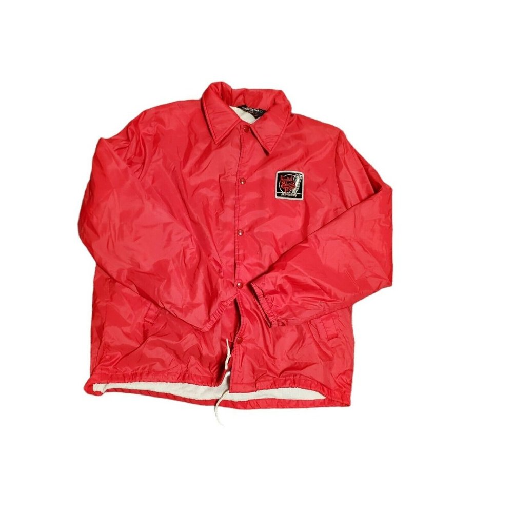 Vintage JCPenney Radial Shock Team David Peyser The Warm-Up‎ Jacket Size Large